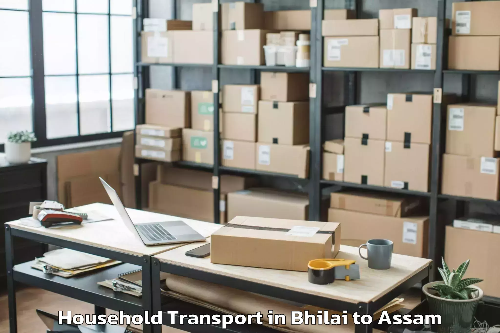 Get Bhilai to Numaligarh Household Transport